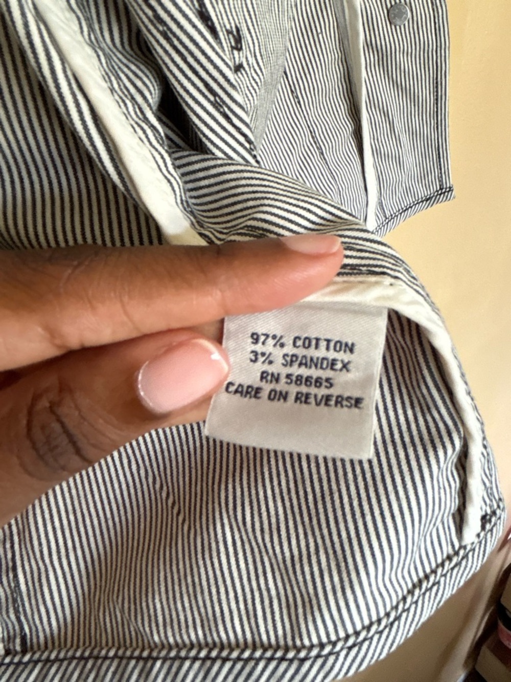 Faconnable Light Gray Pinstripe Shirt Jacket - Picture 11 of 14
